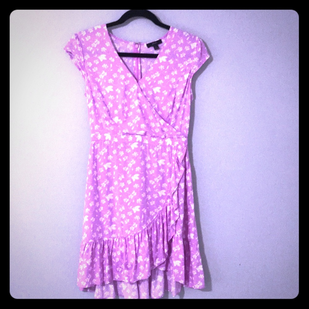 J Crew pink floral dress